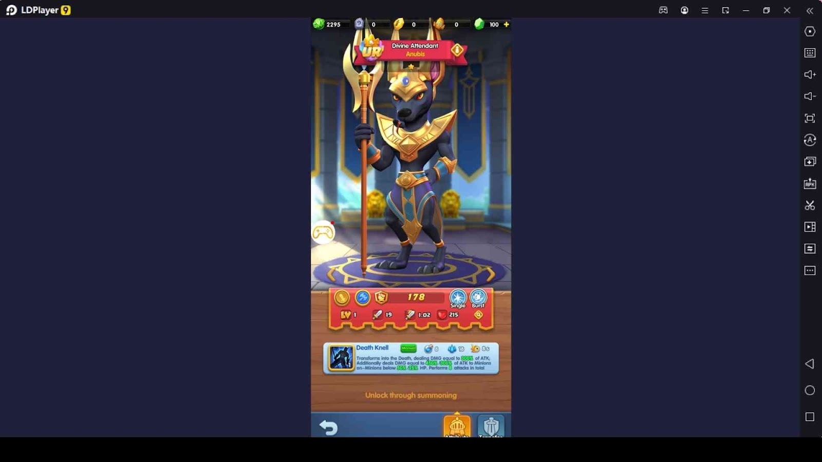 Divine Attendant Anubis