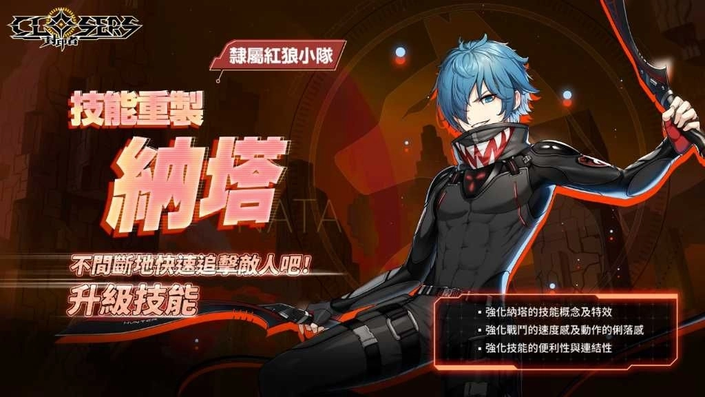 《封印者：CLOSERS》納塔技能重製登場 專用副本通關活動同步開啟