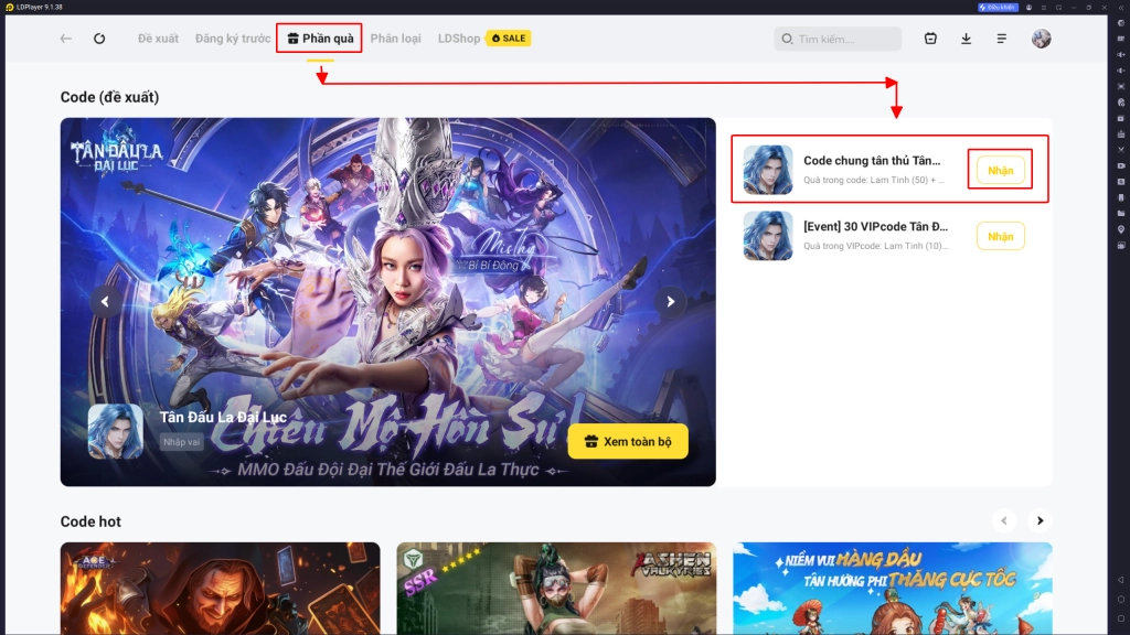 Full bộ giftcode Tân Đấu La Đại Lục mới nhất - Hướng dẫn cách nhập chi tiết