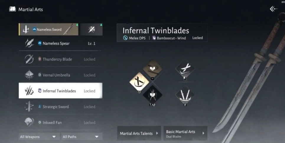 The Infernal Twinblades
