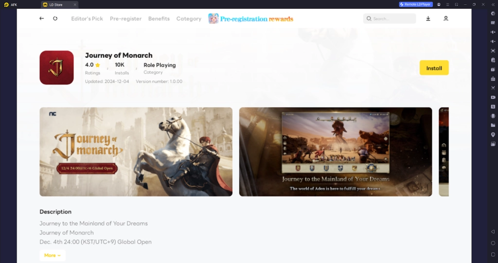 How to Download and Play Journey of Monarch on PC - Beginners Guide
