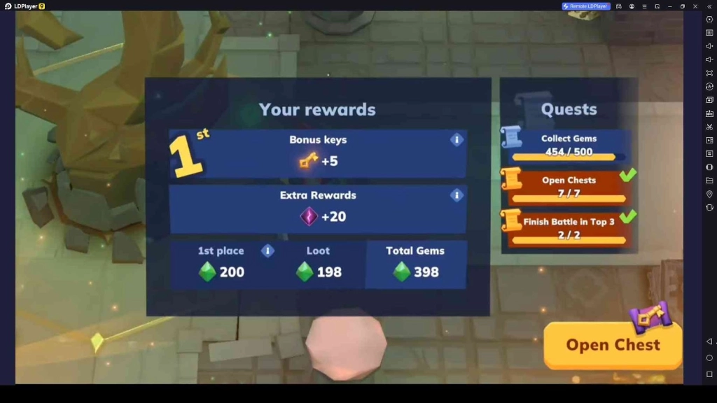 Complete all the Quests Complete all the Quests