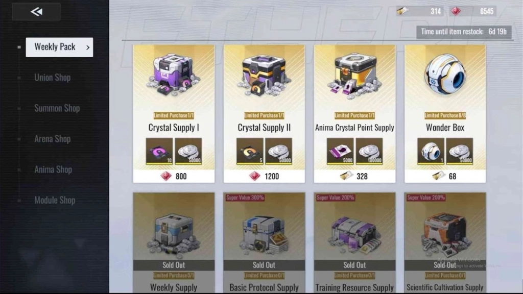 Collect More Hydra Crystals