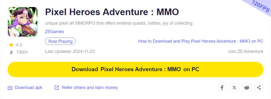 How to Download and Play Pixel Heroes Adventure : MMO on PC - Beginners Guide