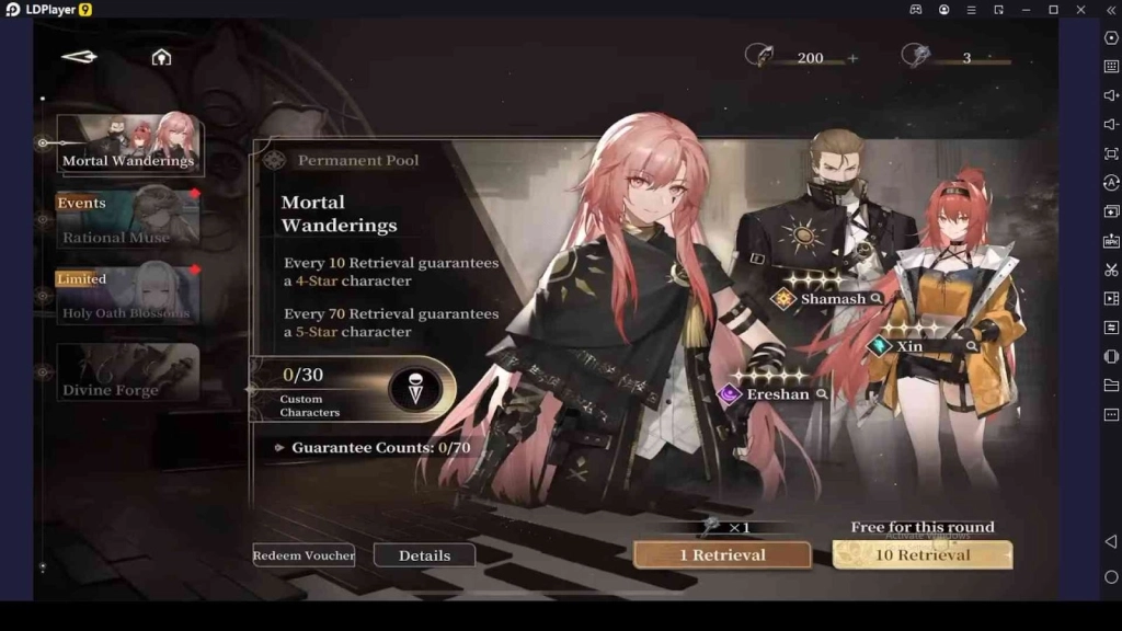 Obtain the Best Characters 