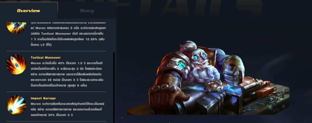 ROV Moren Revamp: เทคนิคการเล่นและ Build แรง อัปเดตล่าสุด