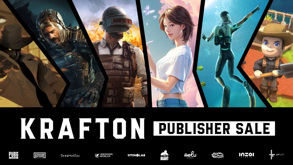 KRAFTON 首次推出 Steam 發行商特賣活動  多達 17 款遊戲折扣優惠，包含最新作品和全球熱銷遊戲