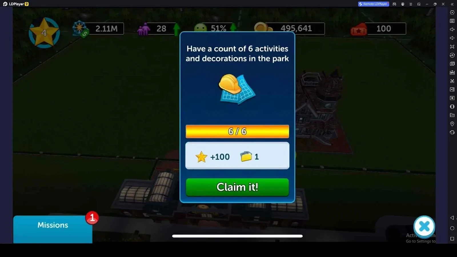 Complete Missions and Earn Rewards