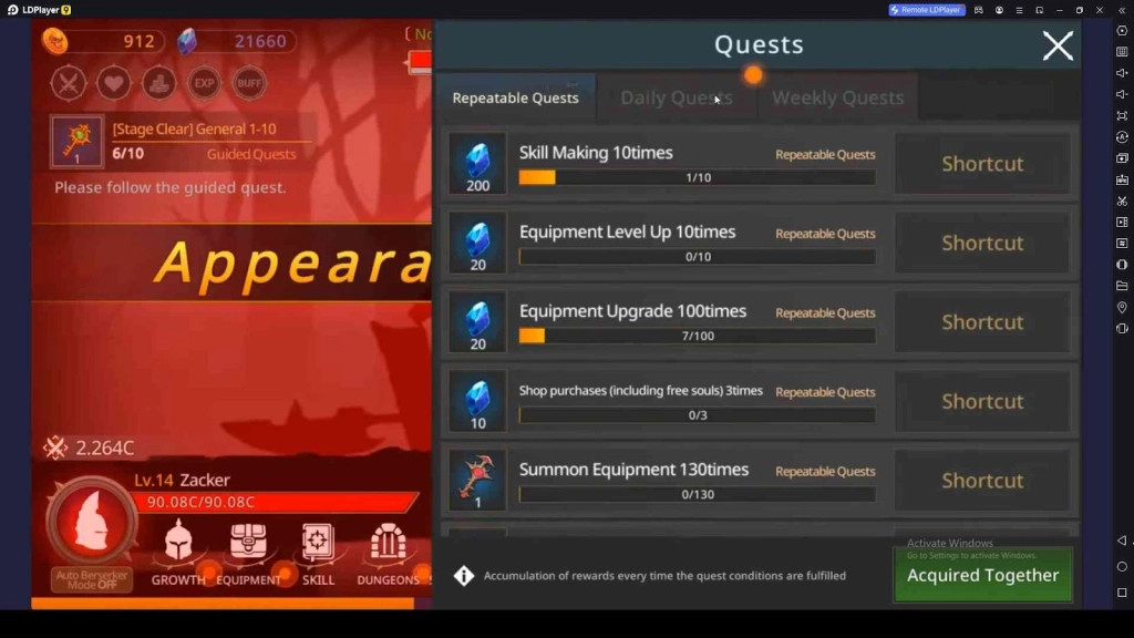 Make Quests a Priority Make Quests a Priority