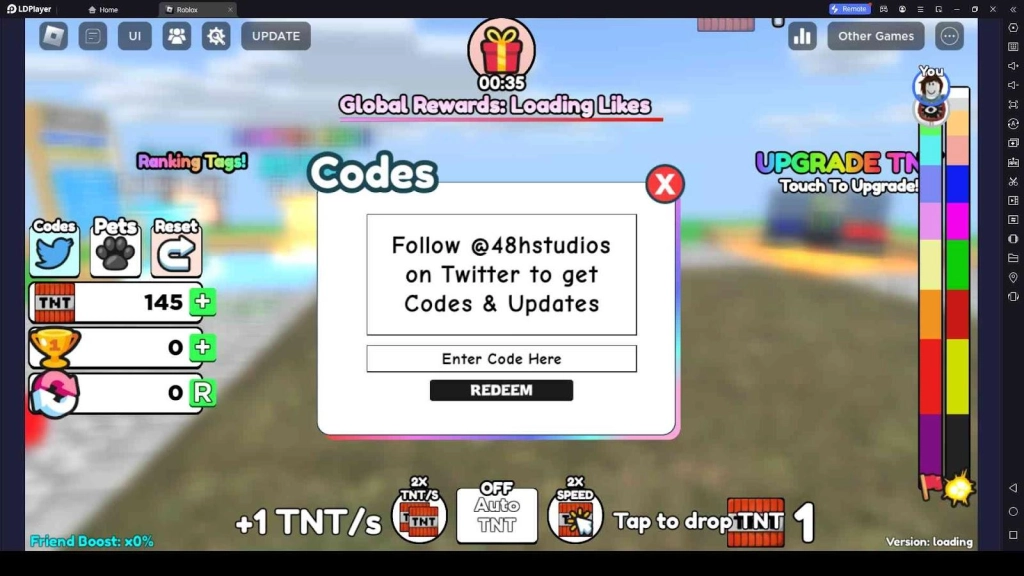 Roblox +1 TNT Every Second Codes: Explosive Rewards Awaiting! - 2025 March