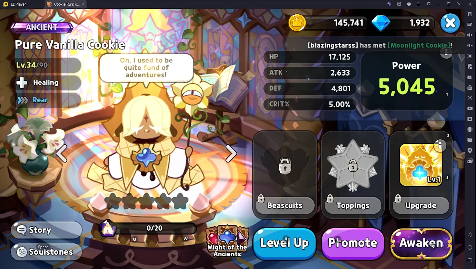 Cookie Run Kingdom Pure Vanilla Cookie