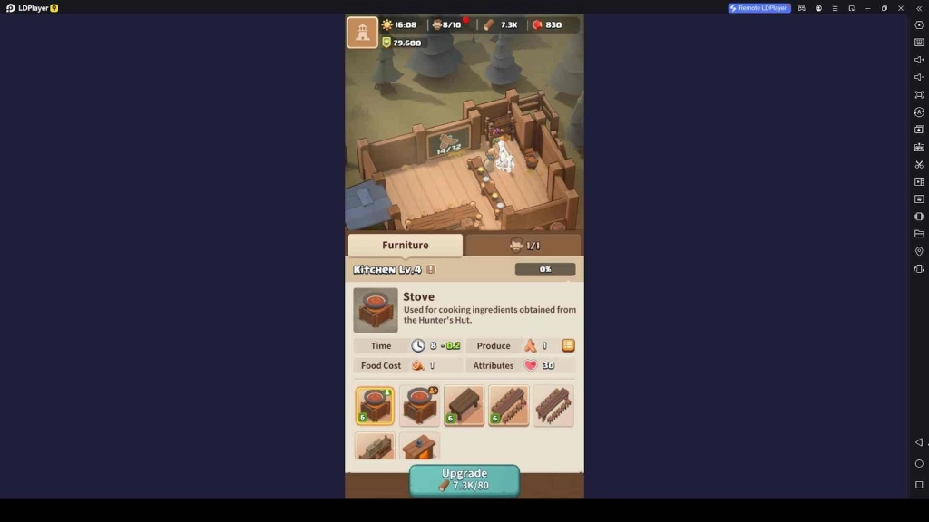 Upgrade Facilities in the Base