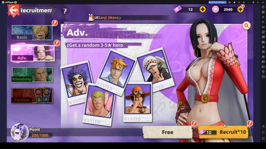Recruiting Your Heroes for the Battle