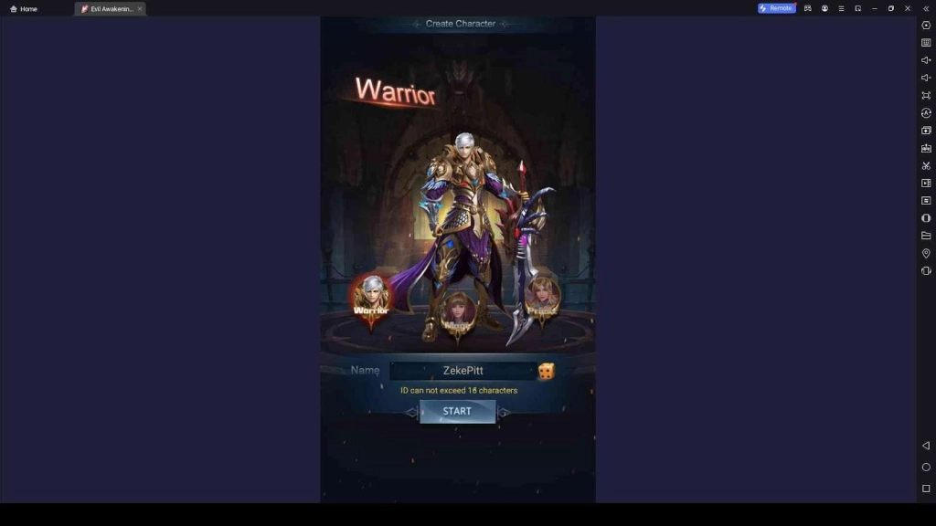 Evil Awakening II: Erebus Classes – Warrior Evil Awakening II: Erebus Classes – Warrior