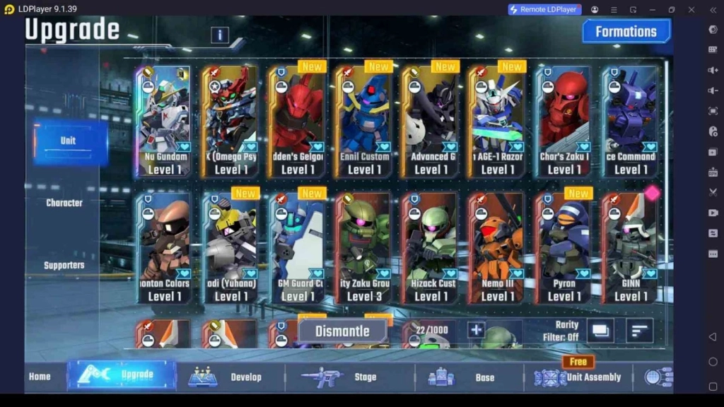 SD Gundam G Generation Eternal Tier List of All Units
