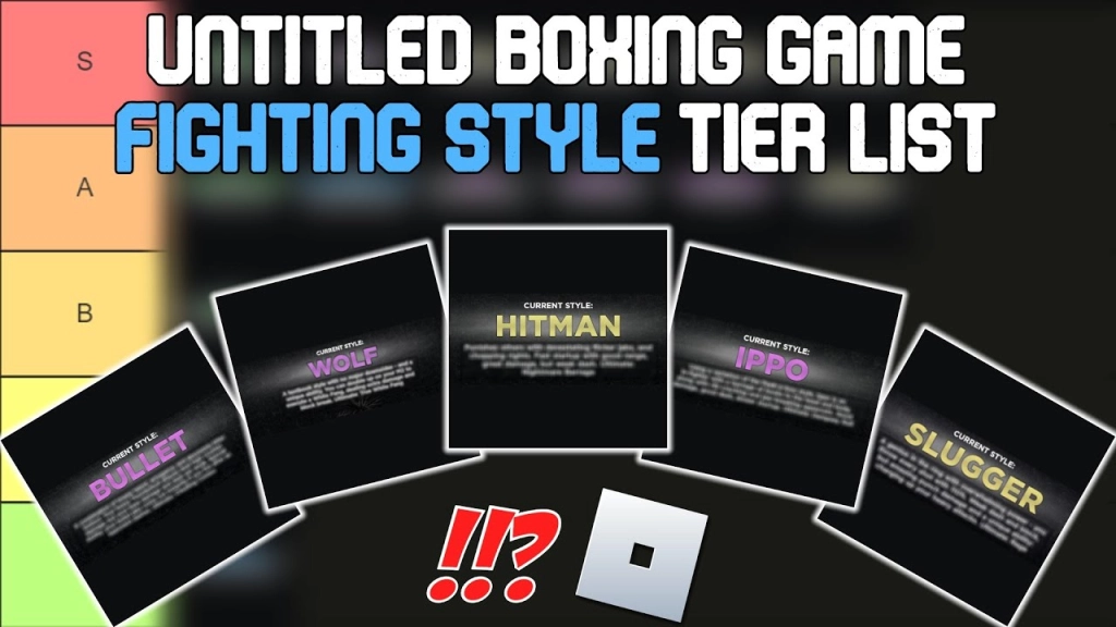 Roblox Untitled Boxing Game Tier List (2025): Best Styles Ranked