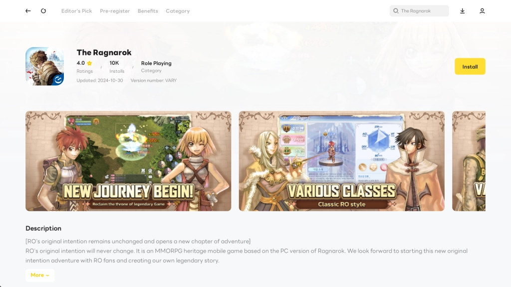 How to Download and Play The Ragnarok on PC -Beginners Guide