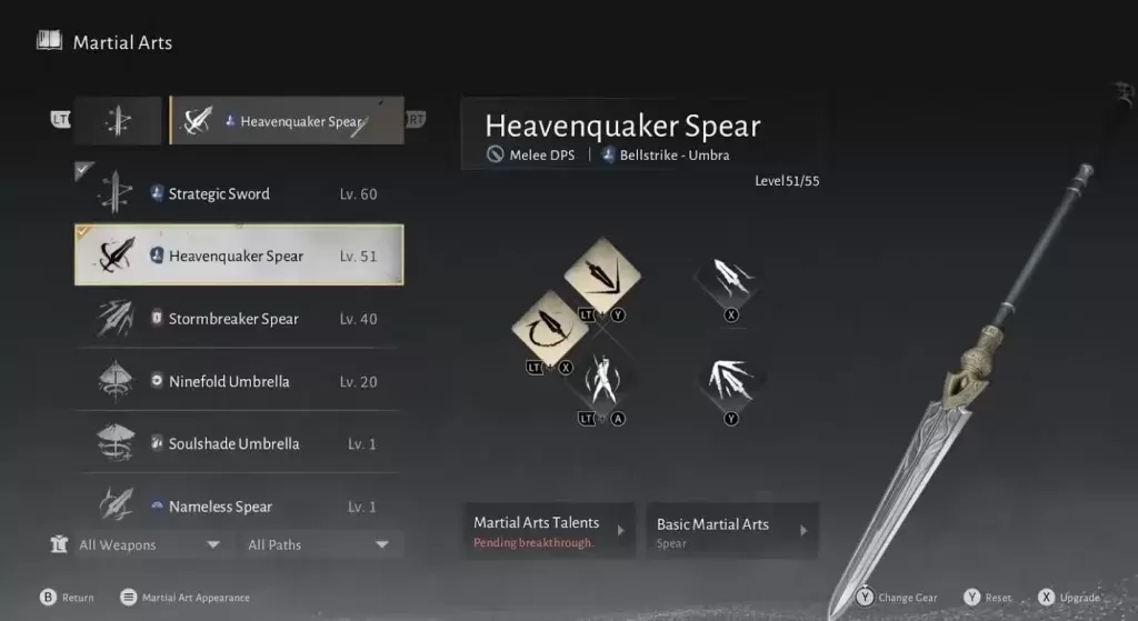 Heavenquaker Spear