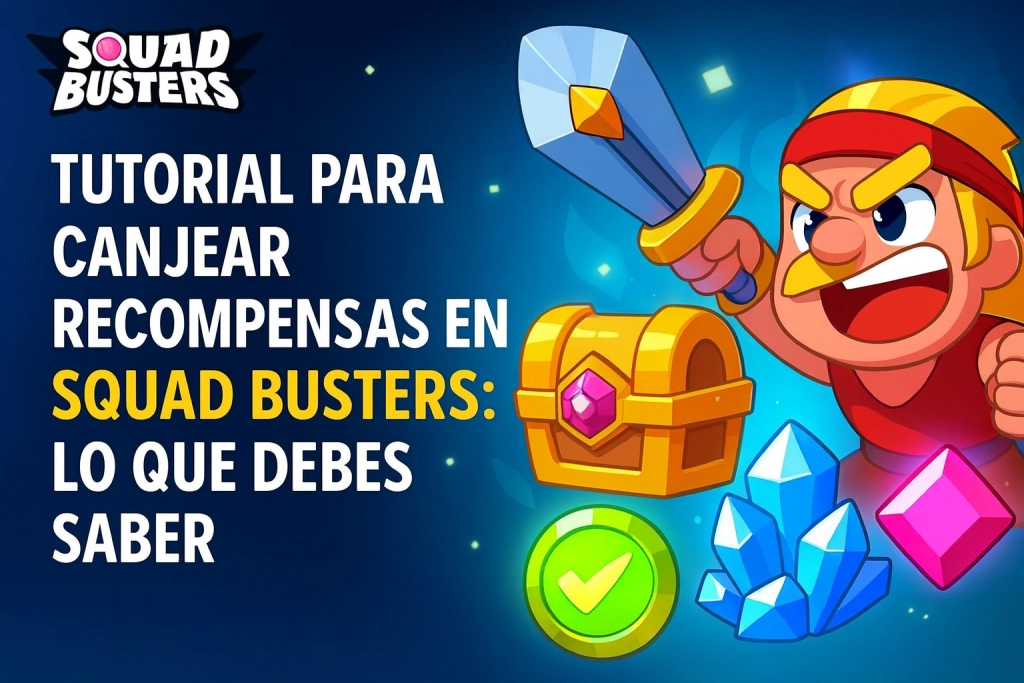 Tutorial para canjear recompensas en Squad Busters: lo que debes saber Tutorial para canjear recompensas en Squad Busters: lo que debes saber