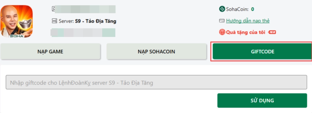 Code Võ Lâm Hắc Đạo mới nhất 2026 và Hướng Dẫn Nhập Giftcode