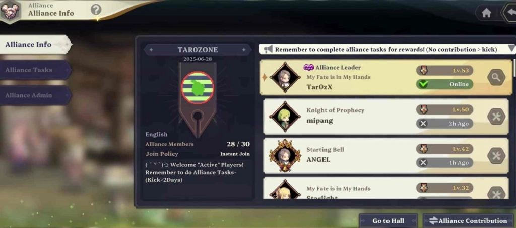 Join for an Alliance