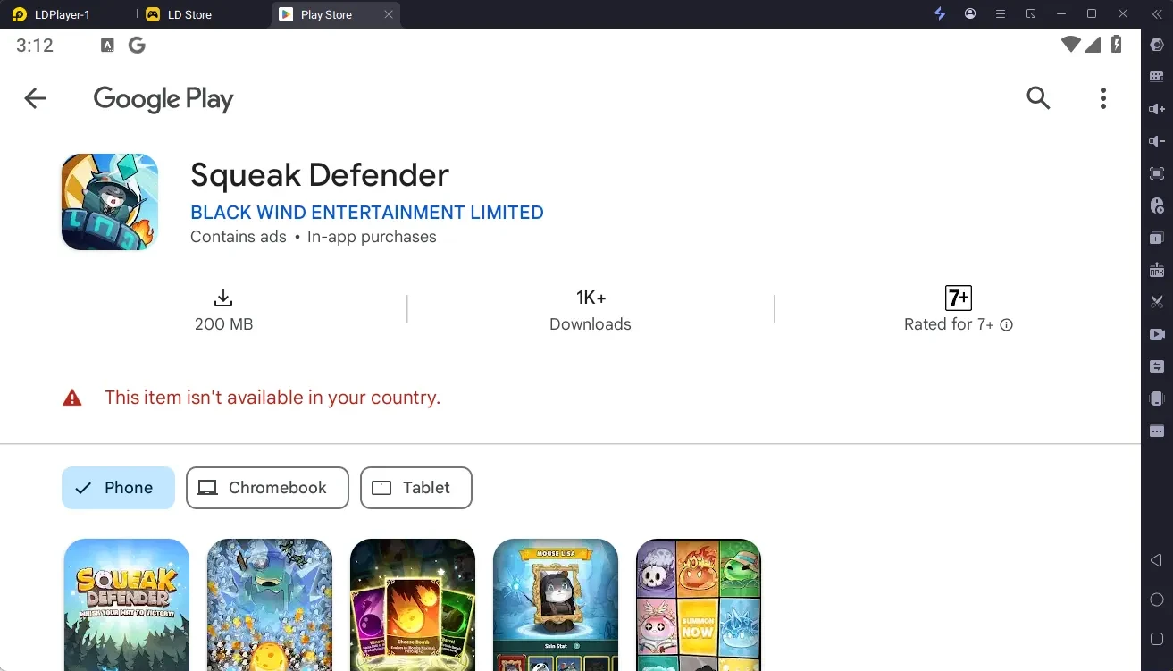 Squeak Defender Google Play