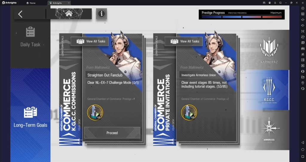 Arknights Near Light Rerun Event Rewards Guide