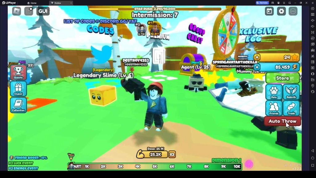 Roblox Yeet a Friend Codes: Soar to New Heights in Roblox's Wild Throwing Adventure -March 2025