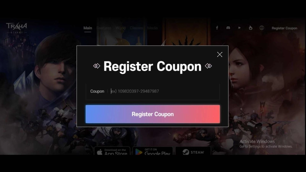 How to Redeem TRAHA Global Redeem Codes How to Redeem TRAHA Global Redeem Codes