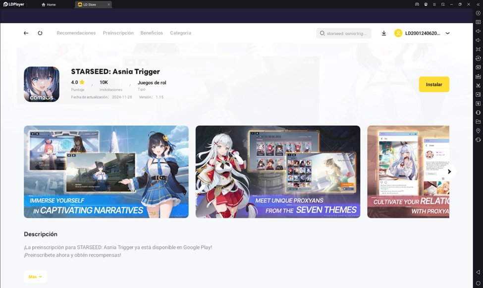 Starseed: Asnia Trigger – Guía de juego y cómo descargarlo en PC