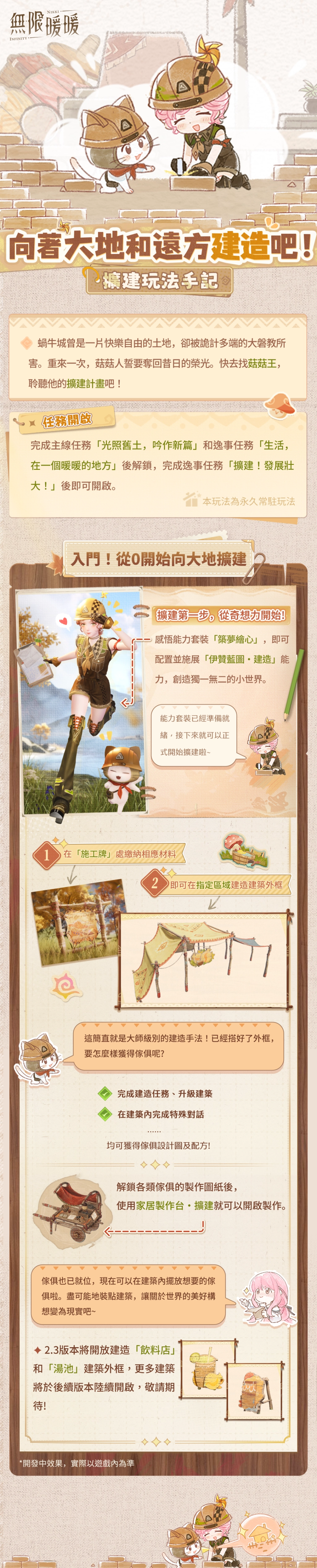 《無限暖暖》2.3版本「予我無冕之心」擴建玩法3月3日上線！