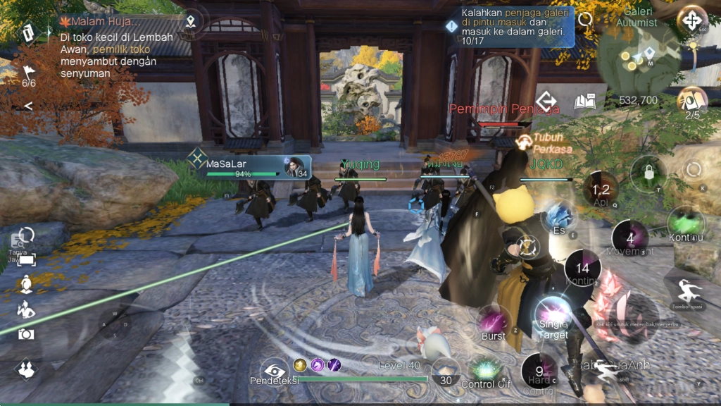 Aksi real-time dengan pemain yang lain