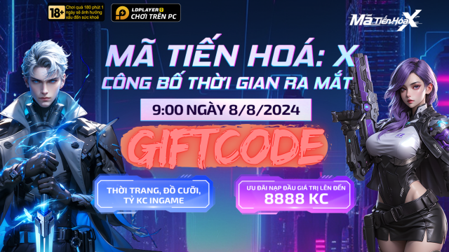 Full bộ code Mã Tiến Hóa: X - Gzone và hướng dẫn cách nhập chi tiết