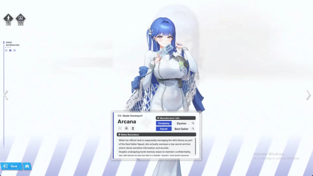Who is GODDESS OF VICTORY: NIKKE Arcana?