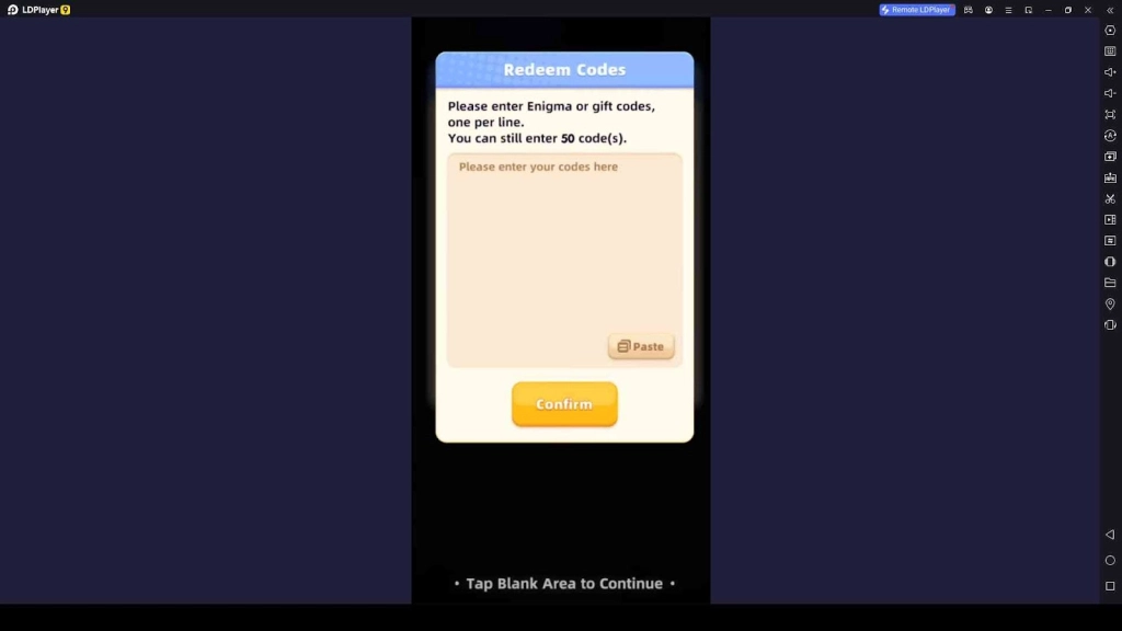 Redeeming Process for the Codes in Knight Go