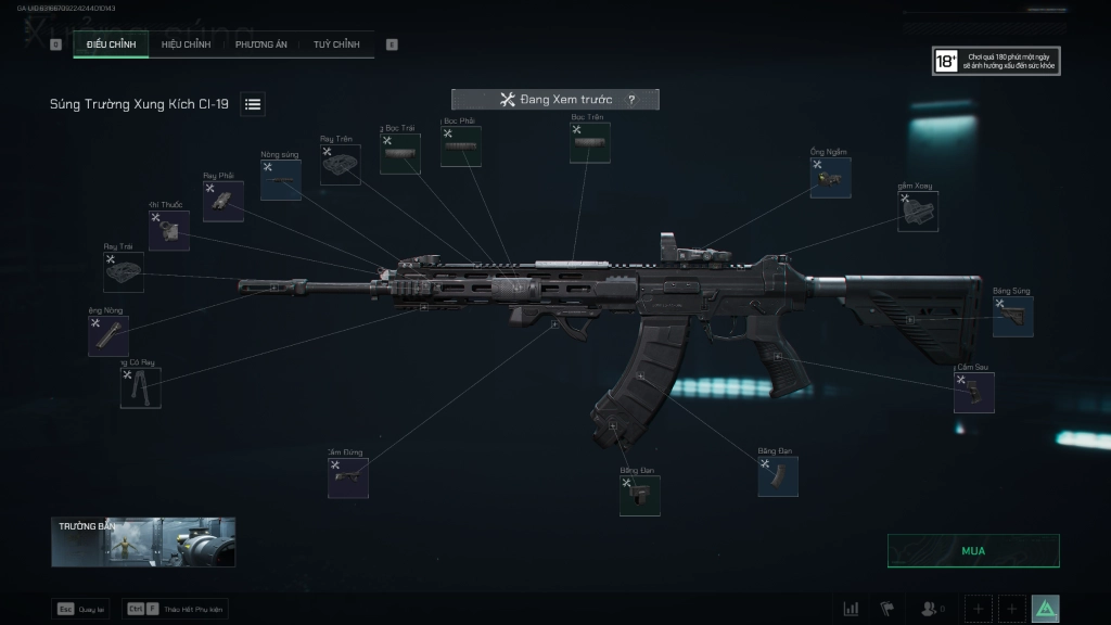 Tổng hợp Code Súng và Meta Loadout Garena Delta Force - Hướng Dẫn Build Súng Không Giật Leo Rank Siêu Chuẩn