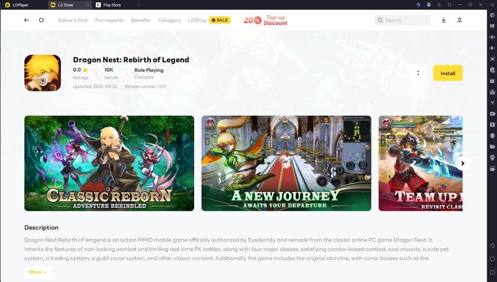 Play Dragon Nest: Rebirth of Legend on PC 3