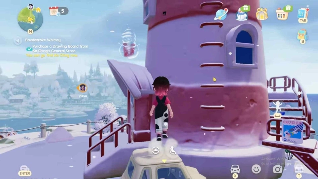 All the Snowman Bubble Locations