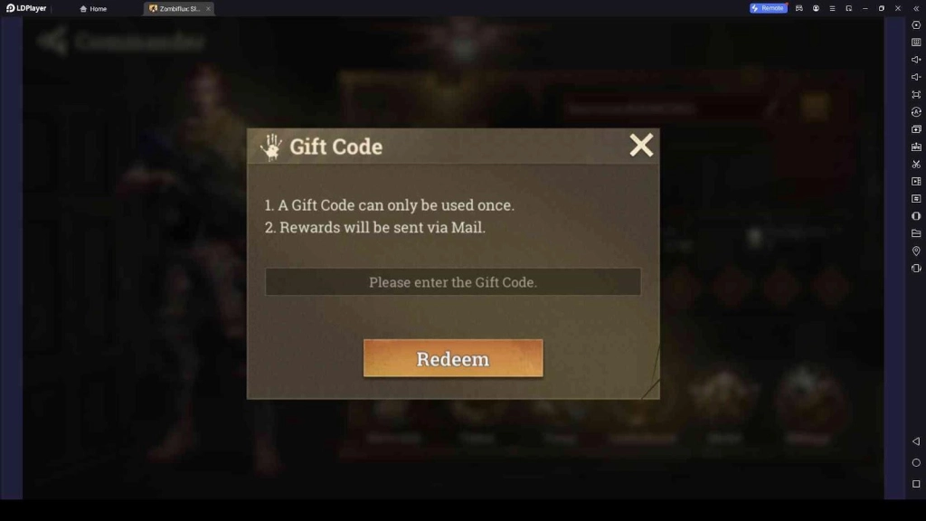 Using the Gift Codes Using the Gift Codes