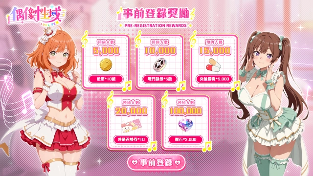 《偶像性域》於 EROLABS 開放事前登錄，馬上與偶像女孩攜手解決異變！