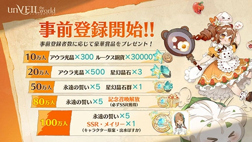 画像ギャラリー No.002のサムネイル画像 / 集英社ゲームズとNetEase Gamesの新作スマホ向けRPG「unVEIL the world -アンベイル ザ ワールド-」，事前登録受付を開始