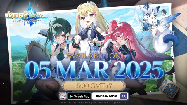 Kyrie & Terra เปิด OBT เวอร์ชั่น Android สโตร์ไทยแล้วรอเล่น 15.00 น. นี้ได้เลย!!