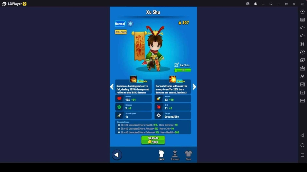 Upgrade and Combine Heroes