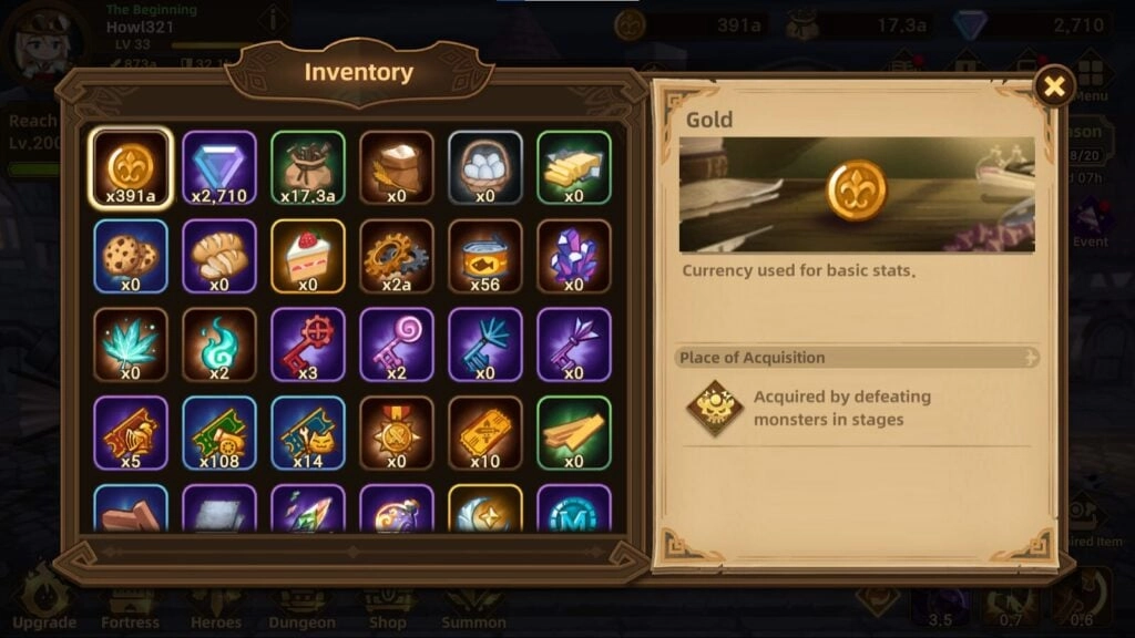 Wandering Merchant Tiers