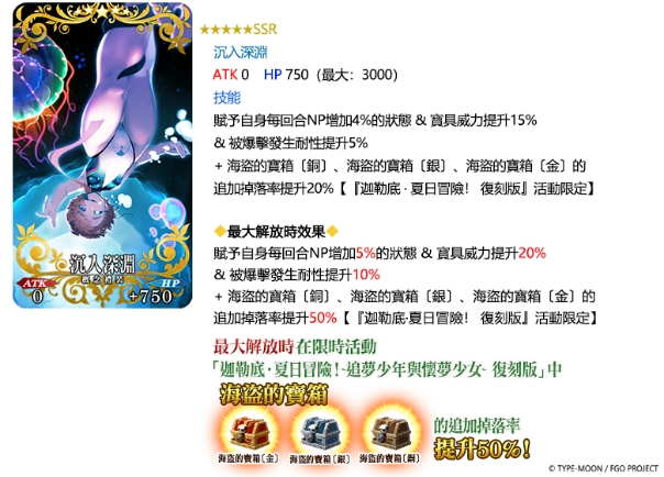 《FGO》繁中版「迦勒底‧夏日冒險！~追夢少年與懷夢少女~ 復刻版」舉辦！