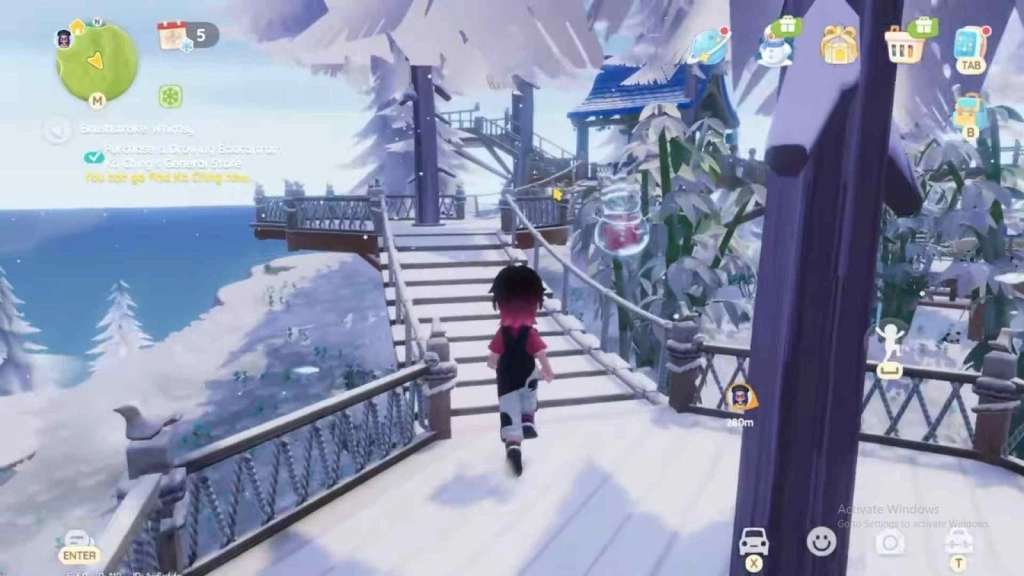 All the Snowman Bubble Locations