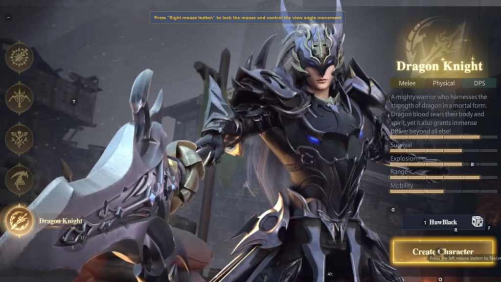 Dragon Knight (Melee Tank/DPS)