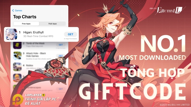 『GIFTCODE』Tổng hợp Gift Code Higan Eruthyll và hướng dẫn cách nhập