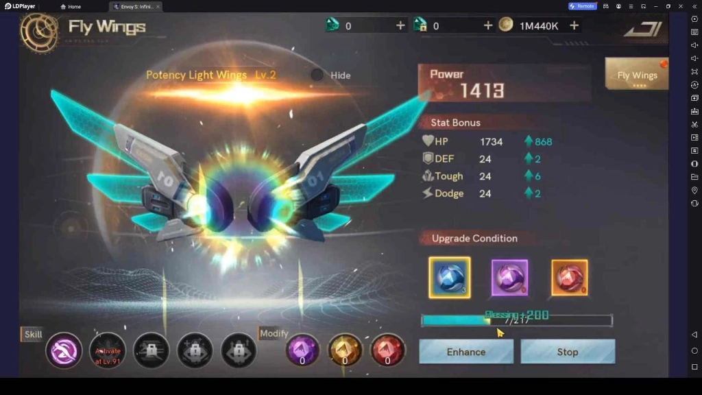 Upgrade Fly Wings Upgrade Fly Wings