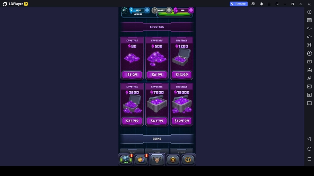 Currencies in the Gameplay Currencies in the Gameplay